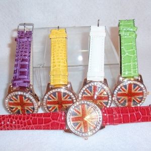 Women's England UK Union Jack Quartz Wristwatch